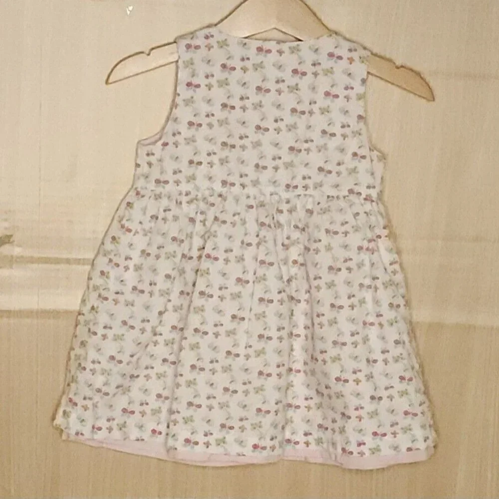 Baby Gap Infant Girls Pink Butterfly Sleeveless Dress 6-12 Months
